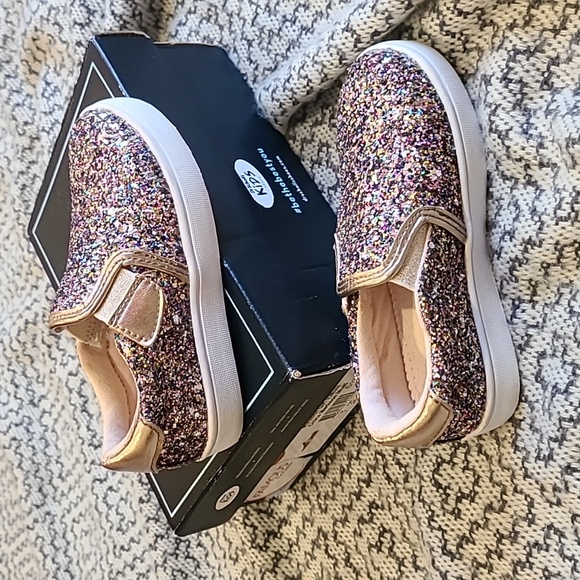 Madison Girl II Rainbow Glitter Slip On Sneakers Size   8 - Picture 4 of 8